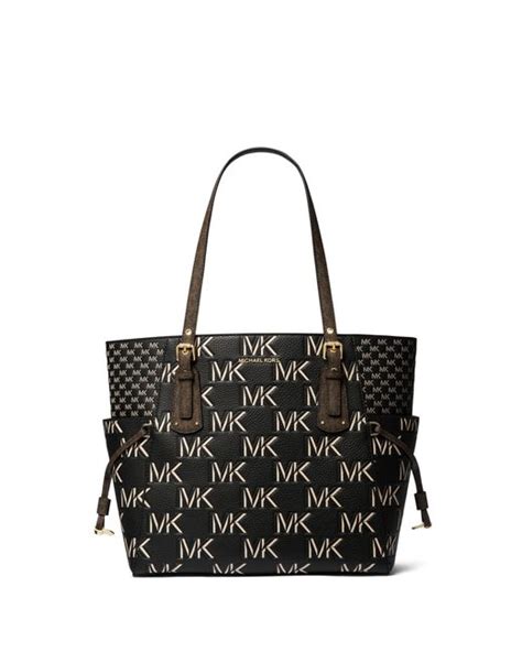 michael kors voyager east west tote black